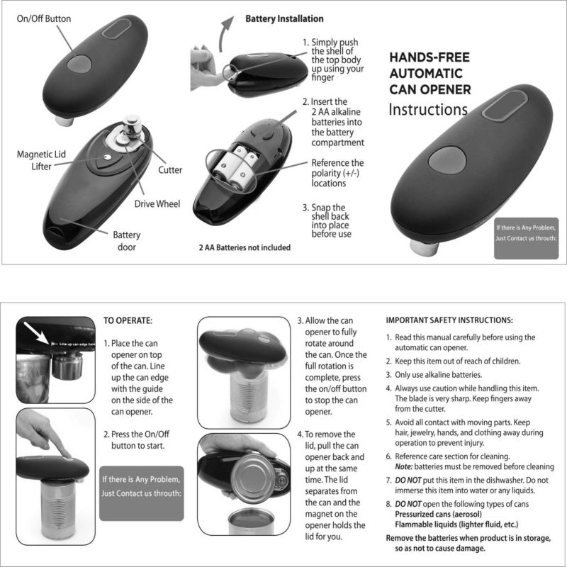 Electric Jar Opener – Easy Lids at the Push!