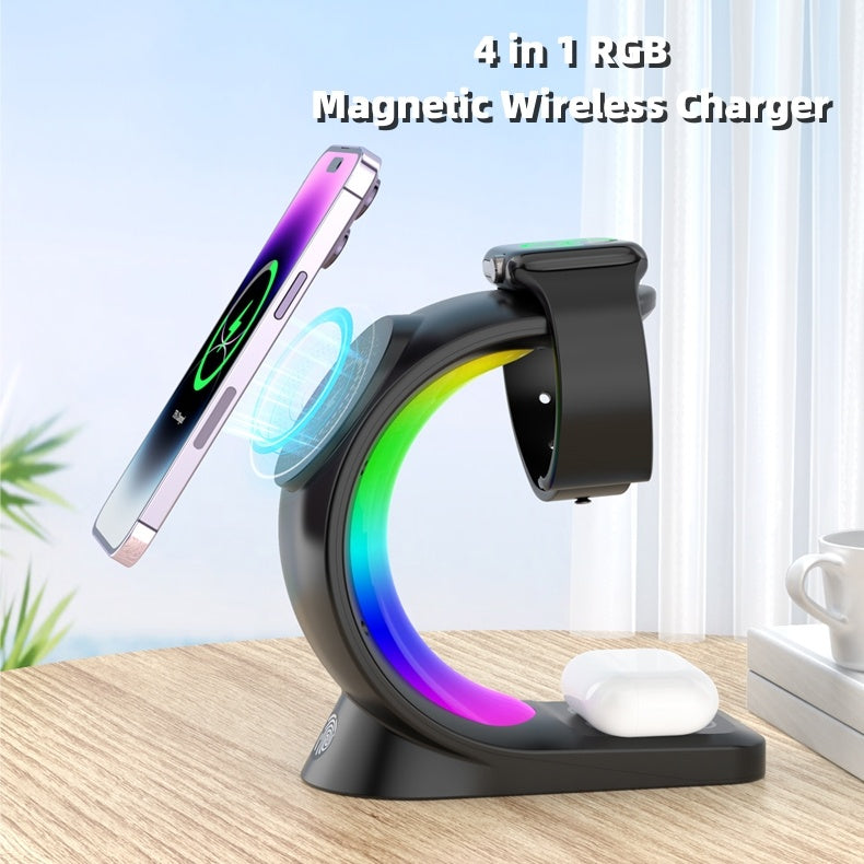 4-in-1 Magnetic Wireless Charger for All Your Devices