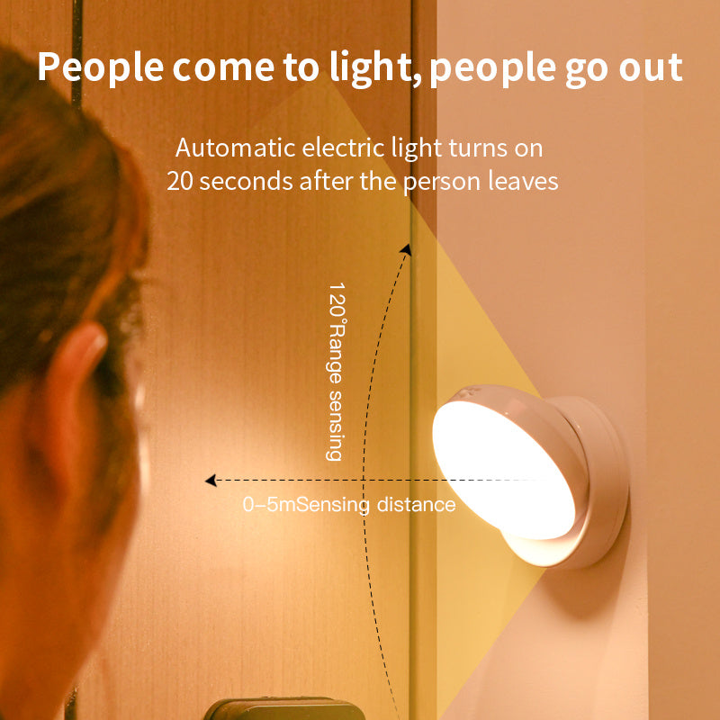 Motion Sensor Night Light – Brightens When You Walk In