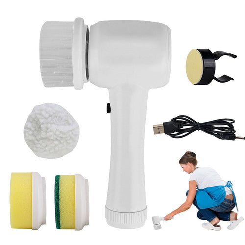 4-in-1 Power Scrubber – Cleans Like Magic!