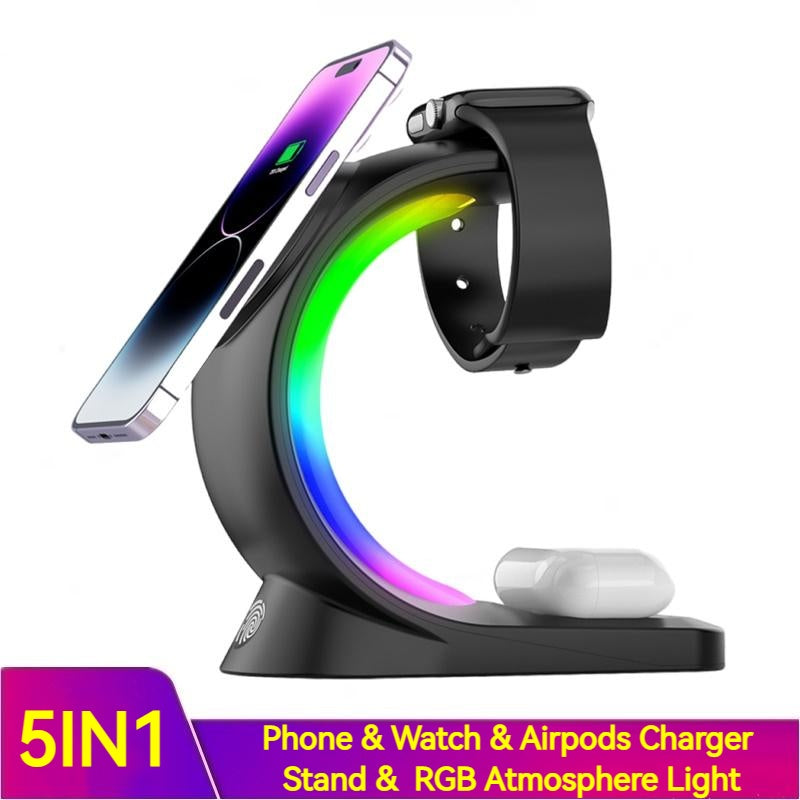 4-in-1 Magnetic Wireless Charger for All Your Devices
