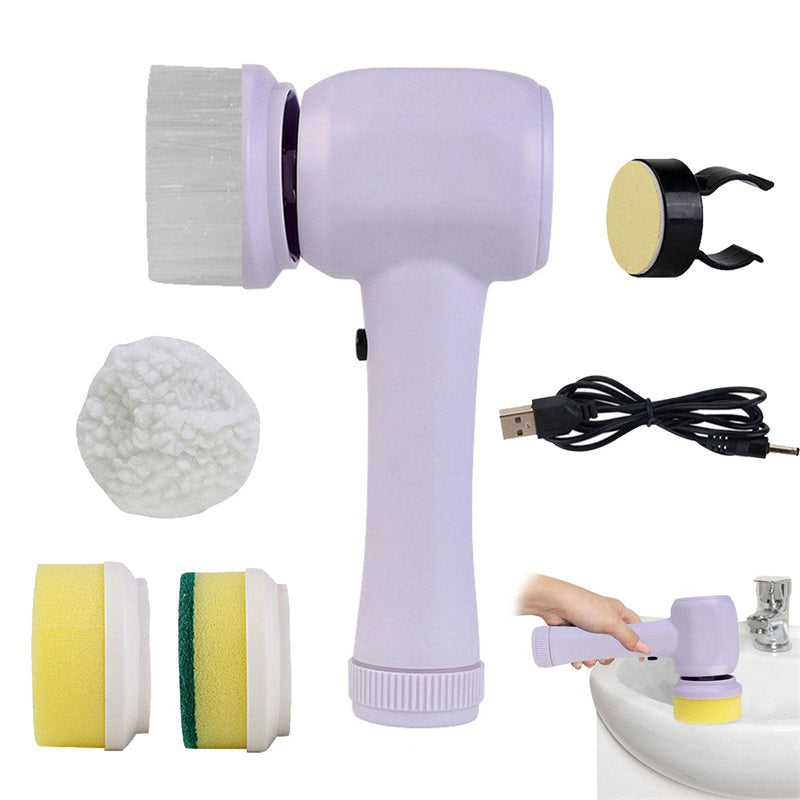 4-in-1 Power Scrubber – Cleans Like Magic!