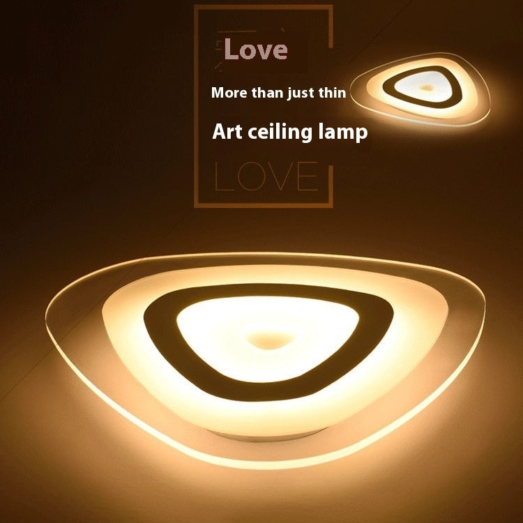 Ceiling Lamp Creative Bedroom Lighting Triangle Lamp In The Living Room