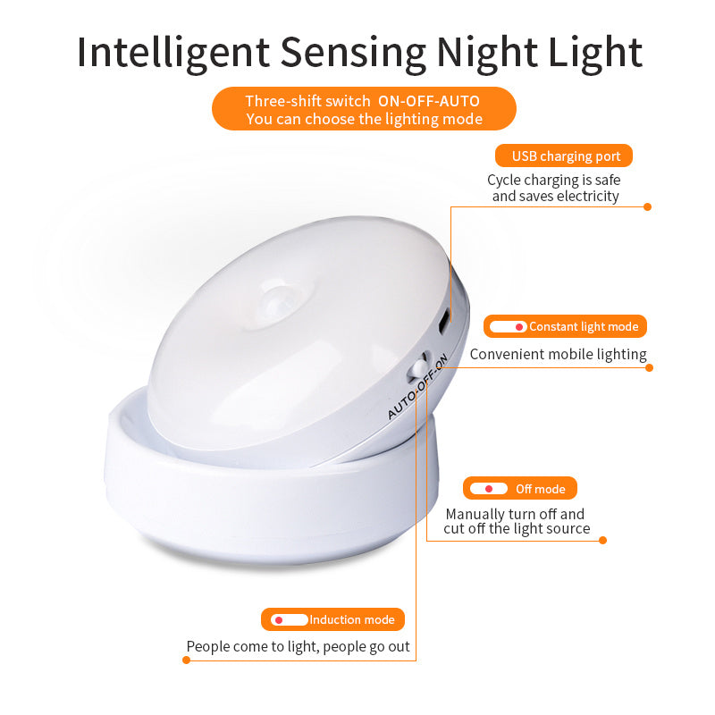 Motion Sensor Night Light – Brightens When You Walk In