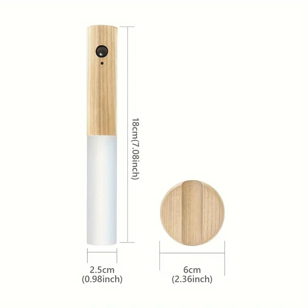 Wood Finish Sensor Light – Cozy, Cordless, Automatic Glow