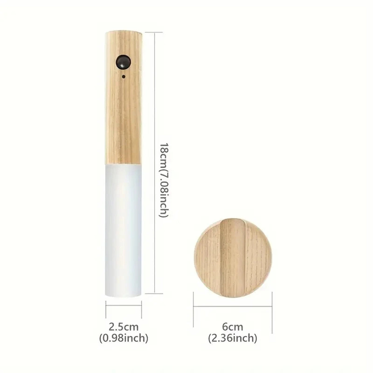 Wood Finish Sensor Light – Cozy, Cordless, Automatic Glow